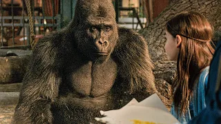 A Gorilla, Who Draws! Scene - THE ONE AND ONLY IVAN (2020) Movie Clip