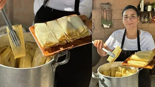 Tamales de Raja con Queso - La Herencia de las Viudas