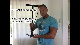UMAREX NOTOS and ORCAIR PCP HAND PUMP.How many pumps for one full fill...ORCAIR hand pump review.