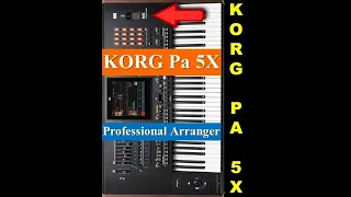New Korg PA5x Professional Arranger Keyboard 2022 || New Features || Specs || Real Images