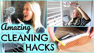 10 AMAZING CLEANING HACKS THAT ACTUALLY WORK!  EASY CLEANING HACKS  |  EMILY NORRIS