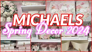 MICHAELS SPRING DECOR 2024 SHOP WITH ME NEW ARRIVALS!