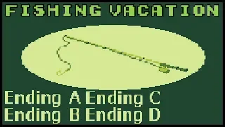 All 4 Endings (A, B, C, D) | Fishing Vacation - [Final]