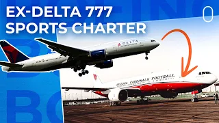 Ex-Delta Boeing 777 Becomes Sports Charter For Arizona Cardinals