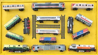 Merakit Dan Unboxing Mainan Kereta Api Cc203,Kereta Api Cc206 Kereta Api Uap Rail King-Kereta mamang