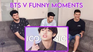 FNF Reacting to TAEHYUNG being a whole MOOD for 8 minutes straight｜BTS REACTION