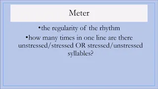 How to Identify Rhythm and Meter in Poetry