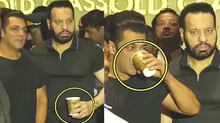 Salman Khan Bodyguard Shera Holding His Coffee Will Make You Respect Him More