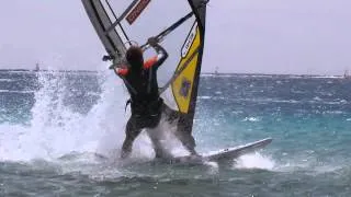 Steven Van Broeckhoven B-72. World Champion. Classic of freestyle windsurfing HD