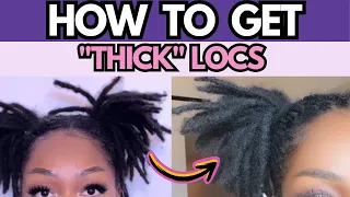 FROM THIN to THICK Locs | Starter Locs Journey (Dreadlocks Journey) DETAILED STEP BY STEP ROUTINE