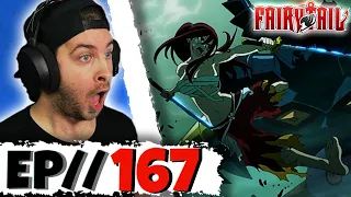 ERZA VS 100!! // Fairy Tail Episode 167 REACTION - Anime Reaction