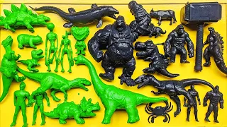 Dinosaurus Jurassic World Dominion: Brachiosaurus, Triceratops,Mosasaurus,T-rex, Godzilla,KingKong
