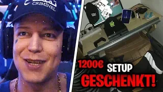 ZUSCHAUER 1200€ Gaming Setup GESCHENKT😱Weihnachtsgeschenke der Community🎄