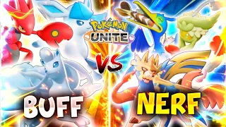 Buff Pokemon Vs Nerf Pokemon Challenge in Pokemon Unite | Pokemon Unite hindi Gameplay |