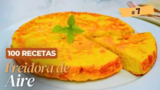 TORTILLA de PATATAS en FREIDORA de AIRE ¡IMPRESIONANTE! 🤯 100 Recetas en Airfyer