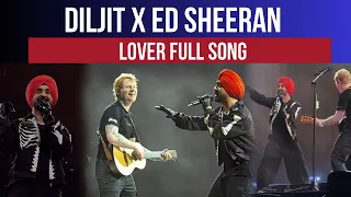 Diljit Dosanjh Ed Sheeran full performance ft Lover in Mumbai India