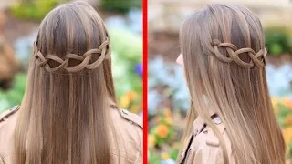 How To: Loop Waterfall Braid | HairStyles Official