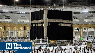 Watch: Kaaba's kiswah replaced in Saudi Arabia to mark new Islamic year