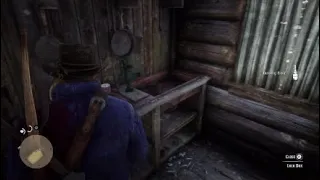 RDR 2 - Search The Cabin Get Double Barreled ShotGun