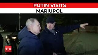 Russian President Vladimir Putin visits occupied city of Mariupol