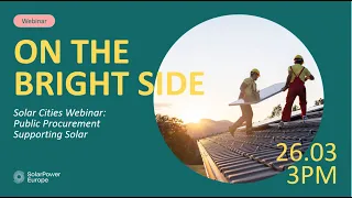 Solar Cities Webinar: Public Procurement Supporting Solar