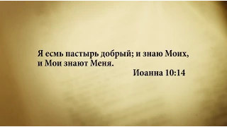 "3 минуты Библии. Стих дня" (17 июня Иоанна 10:14)