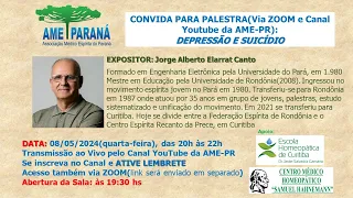 DEPRESSÃO E SUICÍDIO - JORGE ALBERTO ELARRAT CANTO