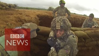 Inside British Army training mission in Kenya - BBC News
