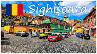 🇷🇴 Sighișoara Romania Walk 4K  🏙 4K Walking Tour ☀️ 🇷🇴 (Sunny Day)