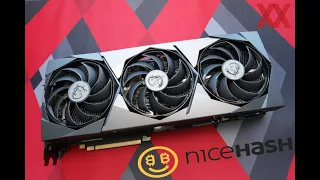 Доход от майнинга RTX 3090 и 1080 Ti в Nicehash