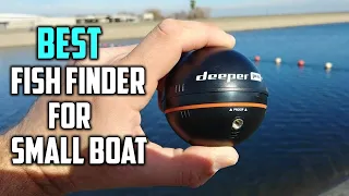 Top 5 Best Fish Finders for Small Boats Review in 2023 | Power Source Battery Powered Fish Finders