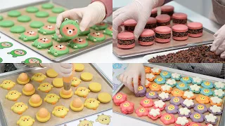 Collection of piping macarons for your deep sleepㅣSUGAR BEAN