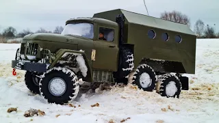 ZIL 131 on Fierce off-road! ...RC OFFroad 6x6