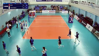Волейбол ЧР женщины Высшая лига А 3-й матч 9-го тура Сахалин vs Мва