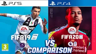 FIFA 19 PS5 Vs FIFA 20 PS4