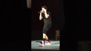 J Cole perform G.O.M.D. live in Tampa Bay Florida. August 16, 2015. 2014 Forest Hills Drive Tour