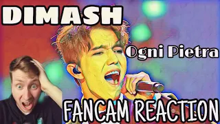 FANCAM REACTION - Dimash Kudaibergen - Ogni Pietra - ARNAU CONCERT - REACTION