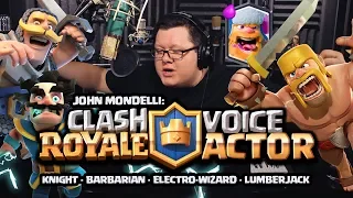 Clash Royale Voice Actor: Knight, Barbarian, Electro-Wizard and Lumberjack