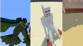 SCP-096 Vs. NAGA from Mowzie's Mobs in Minecraft