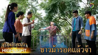 ขาวม้ารอดแล้ว รอดมาก็ออกลายเลยนะ | Highlight #ข้าวเหนียวทองคำ EP10 | ดูย้อนหลังฟรีทาง #oneD