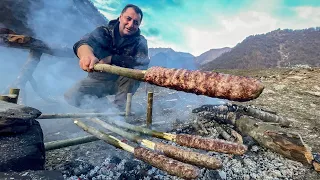 Ушёл в Горы, Чтобы Приготовить Сочный Кебаб, Как Наши Предки! Расслабляющая готовка на природе