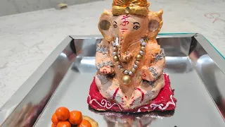 Eco-friendly Ganesh ji making at Home |