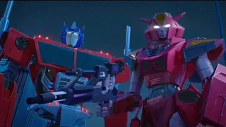 Transformers Earthspark: Twitch, Nightshade, and Bumblebee vs. Optimus Prime and Elita-1