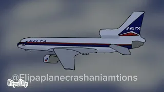 Delta airlines flight 191 flipaClipa plane crash animation