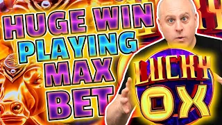 Huge Win Playing Max Bet Lucky Ox 🐂 Never Seen Before IGT Slot Action