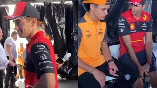 Ferrari and Mclaren drivers react to their crazy support in #SingaporeGP