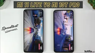 Xiaomi Mi 11 Lite vs Xiaomi Mi 10T Pro | Video test Display, SpeedTest, Camera Comparison