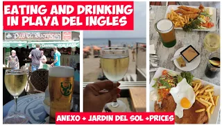 Gran Canaria🌴EATING AND DRINKING IN PLAYA DEL INGLES - AUGUST 22 - 2023