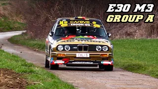 BMW E30 M3 Gr.A Bjorn Syx | Pure Intake sounds & drifts | Rally van Haspengouw 2023