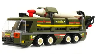 igrolend 265-545 rocket launcher truck | Military Lego Speed Build Review